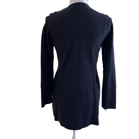 Shin Choi Black Knit Zip Front Dress/Jacket Small - Picture 8 of 11